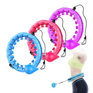 Adjustable and Detachable Abdominal Exercise Hula Hoop_0