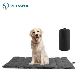 PETSWOL Waterproof & Portable Outdoor Dog Bed - Large Size 105x65cm_0