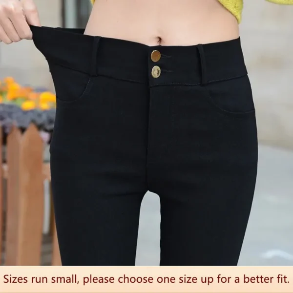 Autumn Outdoor Wear Base Pants Women Slim Fit Thin Section Tight Black Pants High Waist Small Foot Pencil