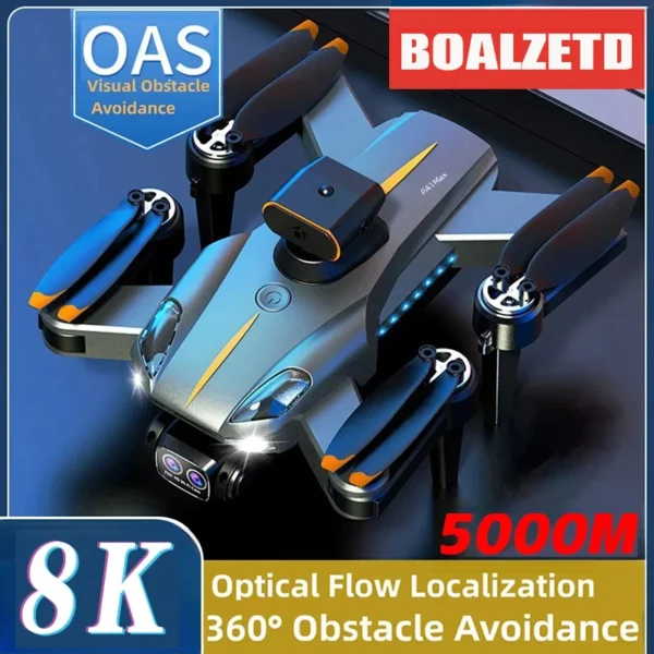 Drone P11 Pro 8K HD Camera Foldable GPS Professional HD Aerial Photography GPS Four-way Intelligent Obstacle Avoidance